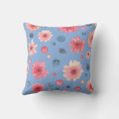 美しいフローラの家族は全て クッション (裏面)