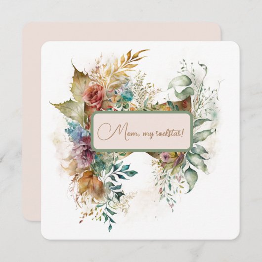 美しいフローラの母の日 (正面/裏面)