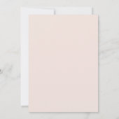 美しいフローラの母の日 招待状 (裏面)