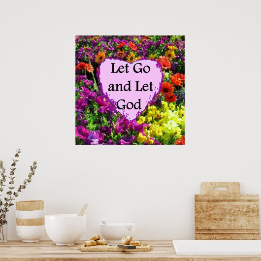 美しいフローラは行き、神の写真を残す ポスター (キッチン)