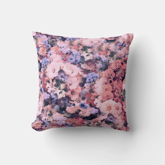 美しいフローラアクセント枕 クッション (正面)