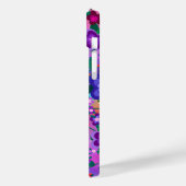 美しいフローラアートブライトピンクパープル Case-Mate iPhoneケース (裏面 / 左)