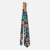 美しいフローラインスピレーション ネクタイ (裏面)