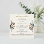 美しいフローラウォーターカラーアイボリー結婚ズ プログラム (スタンド正面)