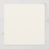 美しいフローラウォーターカラーアイボリー結婚ズ メニュー (裏面)