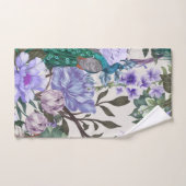 美しいフローラカントリーピーコックタオルセット バスタオルセット (ハンドタオル)