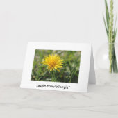 美しいフローラサンキューカード。 サンキューカード (裏面)