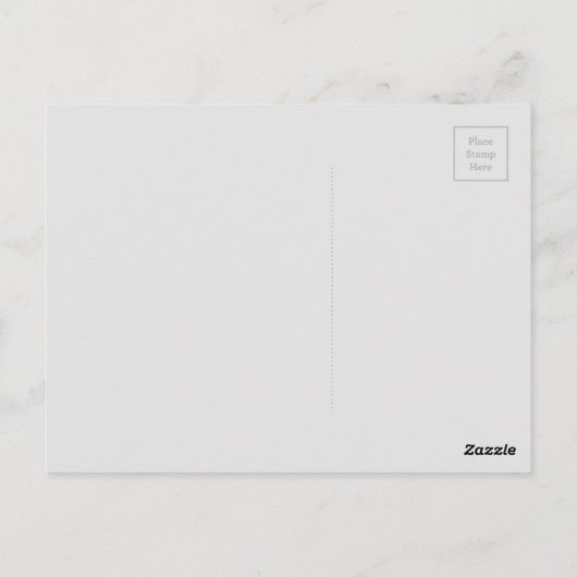 美しいフローラサンキューカード ポストカード (裏面)