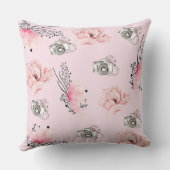 美しいフローラシックバラ クッション (裏面)