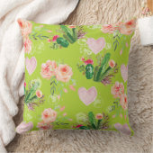 美しいフローラシャックサボテン クッション (ブランケット)