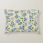 美しいフローラシ忘れームレスパターン – me-not bl アクセントクッション (正面)