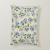 美しいフローラシ忘れームレスパターン – me-not bl アクセントクッション (裏面(縦))
