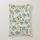 美しいフローラシ忘れームレスパターン – me-not bl アクセントクッション (正面(垂直))