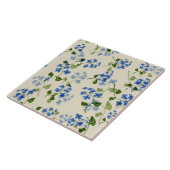 美しいフローラシ忘れームレスパターン – me-not bl タイル (側面)