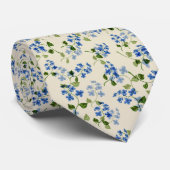 美しいフローラシ忘れームレスパターン – me-not bl ネクタイ (ロール)