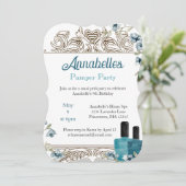 美しいフローラスパパンパーパーティー 招待状 (スタンド正面)