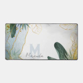 美しいフローラデザイン – パーソナライズ デスクマット (正面)