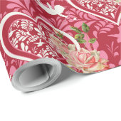 美しいフローラデザイン ラッピングペーパー (ロールコーナー)
