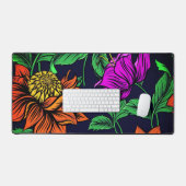 美しいフローラデザイン- Desk Mat デスクマット (キーボード&マウス)