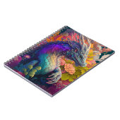 美しいフローラドラゴンノート ノートブック (左側)