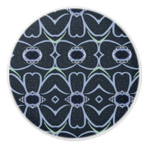 美しいフローラネイビーキャビネットプル