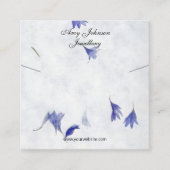 美しいフローラネックレスディスプレイカード スクエア名刺 (正面)