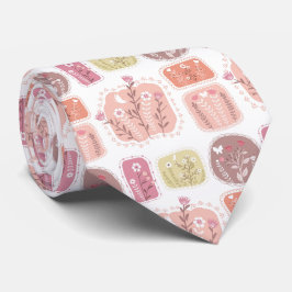 美しいフローラバタフライガーデンネックタイ ネクタイ