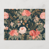 美しいフローラバラ花 ポストカード (正面)