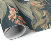 美しいフローラバラ花 ラッピングペーパー (ロールコーナー)