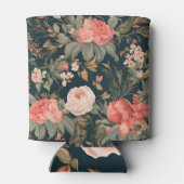 美しいフローラバラ花 缶クーラー (裏面)