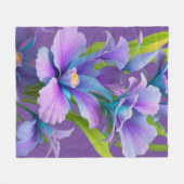 美しいフローラフリースブランケット フリースブランケット (正面(横))