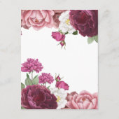 美しいフローラブルグ結婚ンディ詳細 エンクロージャーカード (裏面)