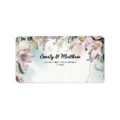 美しいフローラブーケ住所 シール (正面)