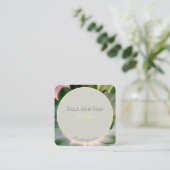 美しいフローラプリント名刺 スクエア名刺 (スタンド正面)