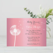 美しいフローラベビーシャワー招待状 招待状 (スタンド正面)