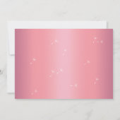 美しいフローラベビーシャワー招待状 招待状 (裏面)