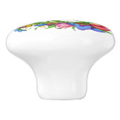 美しいフローラリースサークル セラミックノブ (側面)