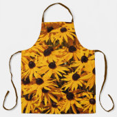 美しいフローラルドベキアオレンジコンフォローア エプロン (正面)