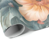 美しいフローラヴィンテージ花 ラッピングペーパー (ロールコーナー)