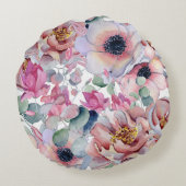 美しいフローラ円枕 ラウンドクッション (裏面)