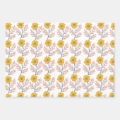 美しいフローラ包装紙 ラッピングペーパーシート (正面3)