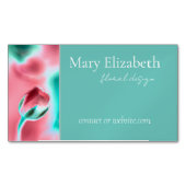 美しいフローラ名刺マグネット マグネット名刺 (正面)