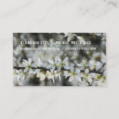 美しいフローラ名刺 名刺 (裏面)