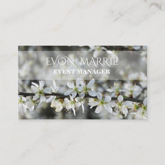 美しいフローラ名刺 名刺 (正面)