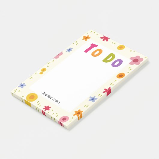 美しいフローラ名前をカスタムするタスクの実行 ポストイット (アングル)