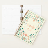 美しいフローラ枠 プランナー手帳 (ディスプレー)