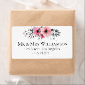 美しいフローラ植物住所 シール (インサイチュ)