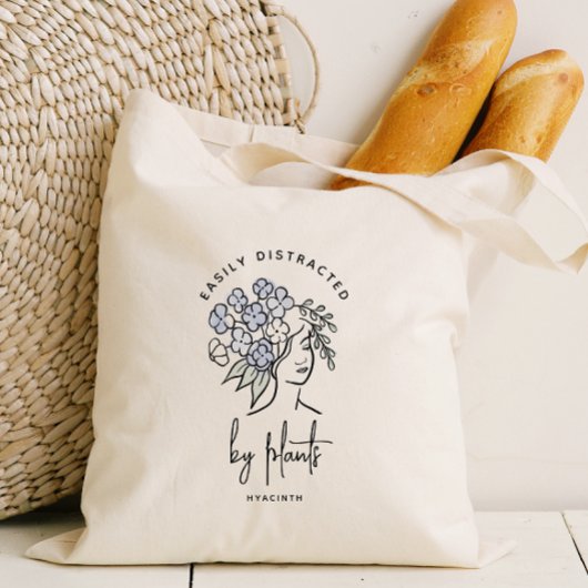 美しいフローラ気の散った庭師パーソナライズされた トートバッグ