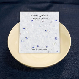 美しいフローラ紙イヤリングディスプレイカード スクエア名刺