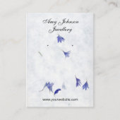 美しいフローラ紙イヤリングディスプレイカード 名刺 (正面)